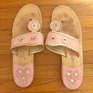 Rose Jack Rogers sandals, size 8